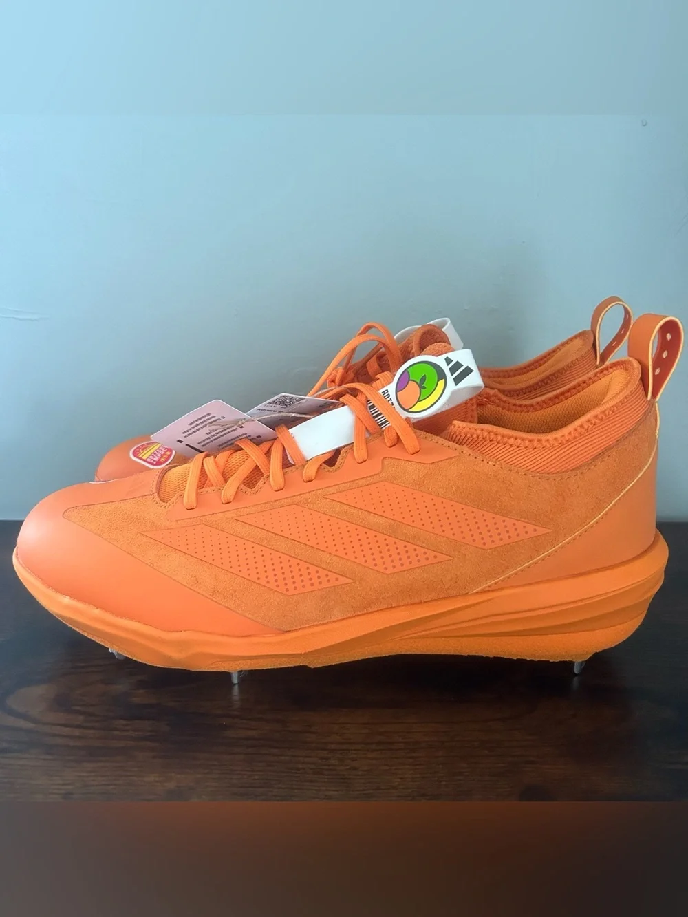Adidas Adizero Impact SOMOS Men’s Metal Baseball Cleats Orange Size 13 JS2979
